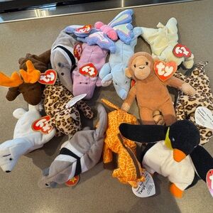 Lot of 13 TY Teenie Beanie Babies - Assorted